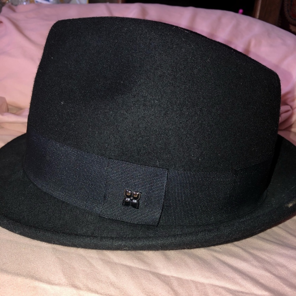 Women’s Black derby hat from BCBGMaxazria